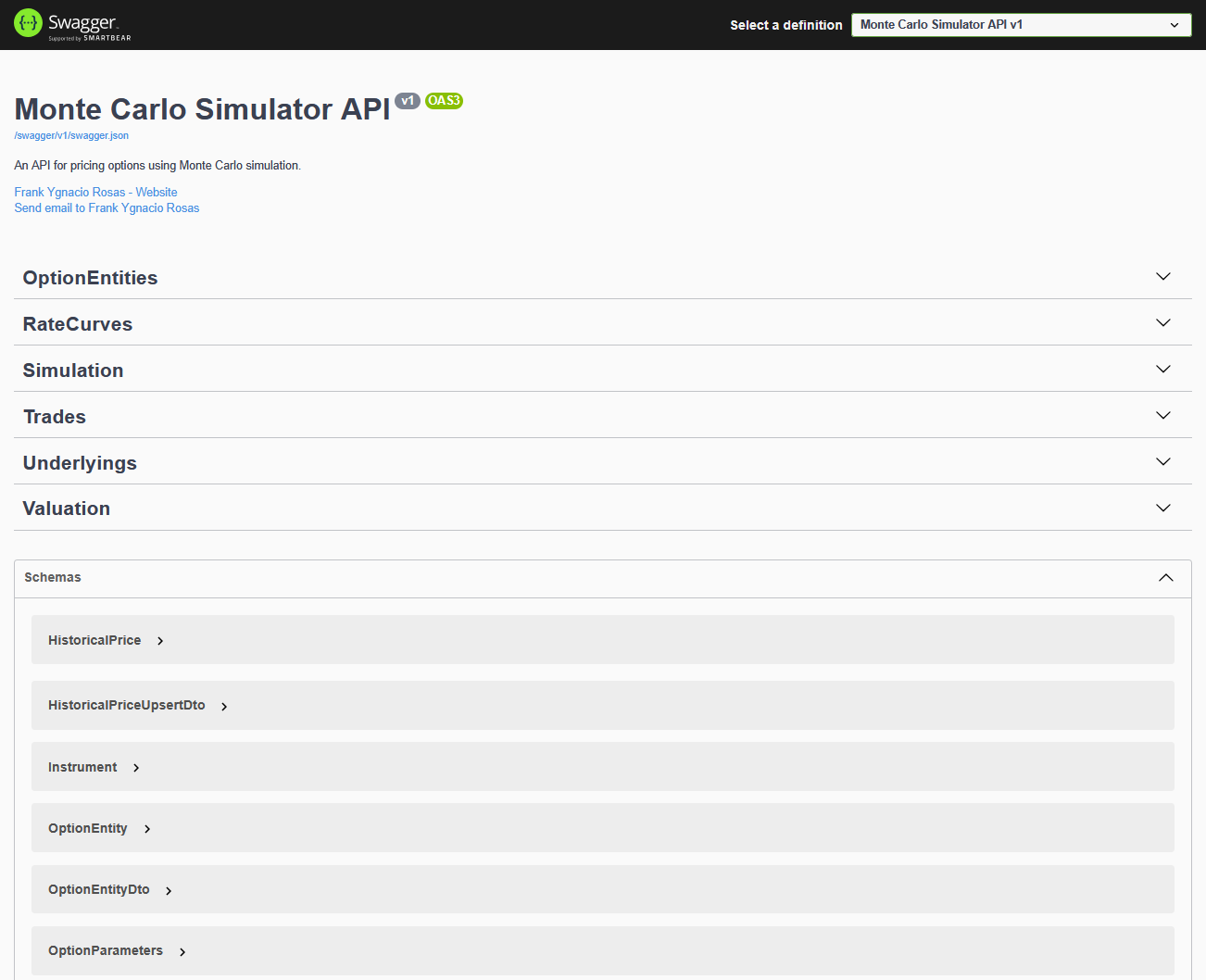 DPP API Swagger UI screenshot